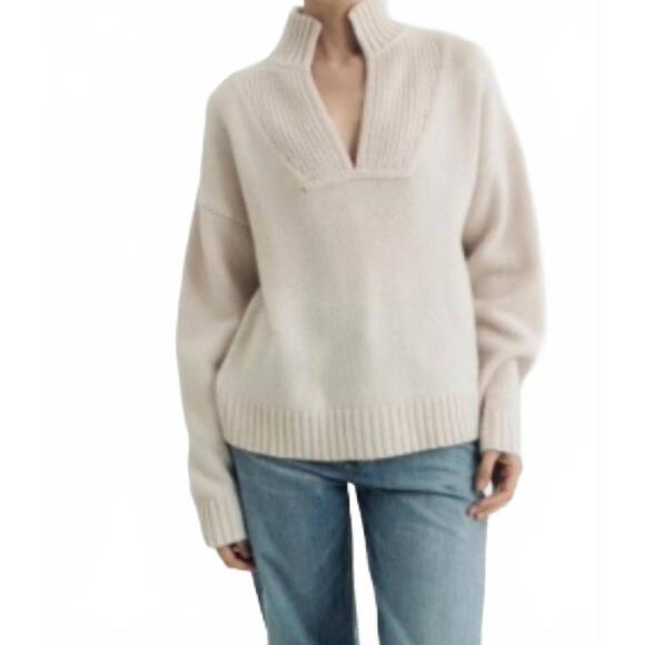 MADELEINE THOMPSON Sweaters - NEW MADELEINE THOMPSON banksy knit sweater in cream